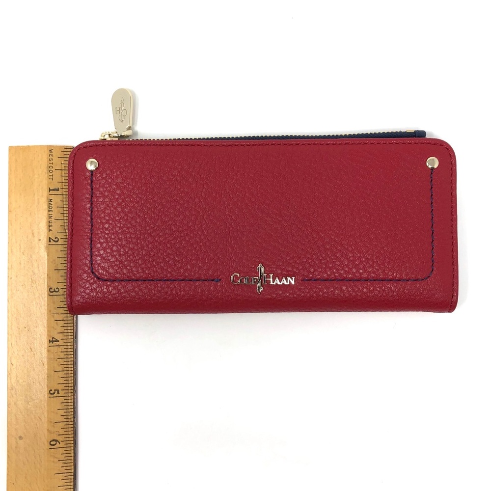 COLE HAAN brick red wallet, NWOT - Picture 9 of 9